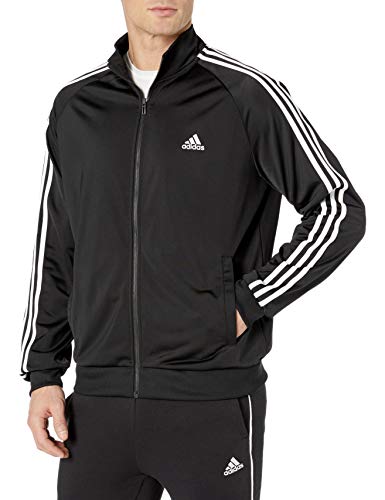 Adidas - Veste de course à pied Hommes Adidas Essentials - Tricot 3 rayures