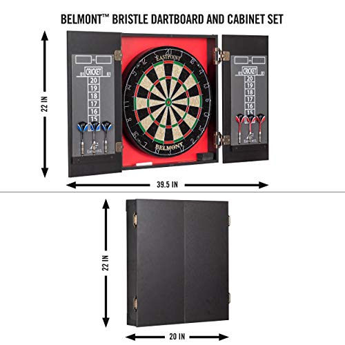EastPoint Sports Belmont Bristle Dartboard & ; Cabinet Set