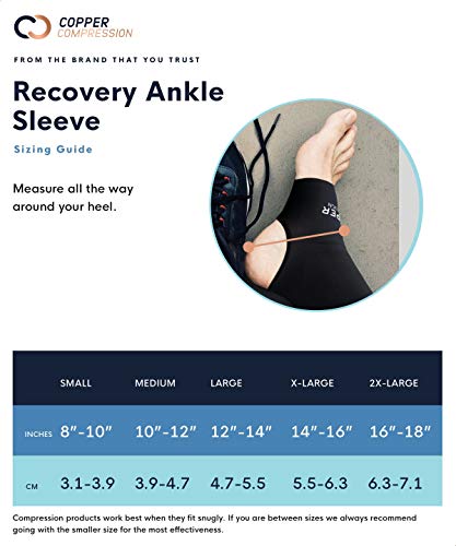 Attelle de cheville en cuivre à compression avec joint en cuivre