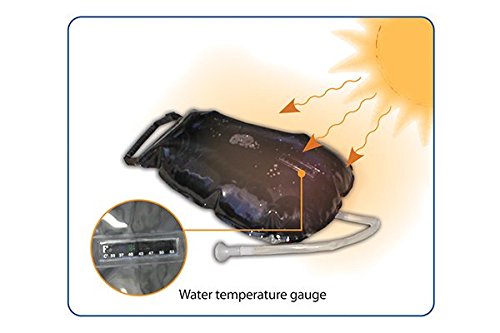 Douche de camping solaire Advanced Elements de 5 gallons à énergie solaire