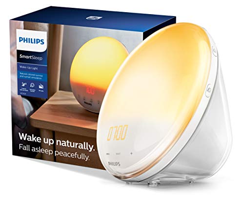 Réveil lumineux Philips avec simulation de lever de soleil coloré