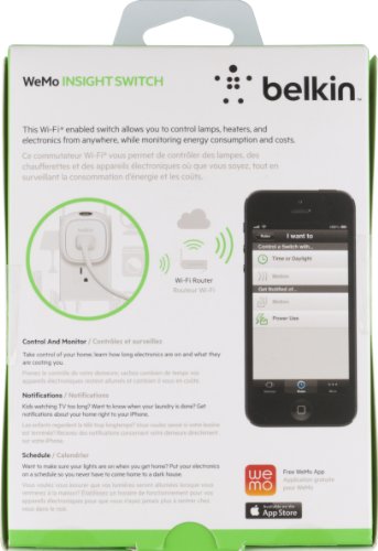 Prise intelligente Belkin - WeMo Insight Switch