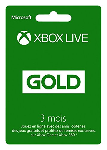 Abonnement Xbox Live Gold de 3 mois