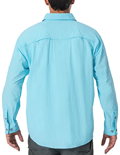 NAVISKIN Chemise de pêche à manches longues et manches longues pour la pêche avec refroidissement à sec