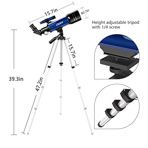 Télescope CSSEA 70 mm pour les enfants