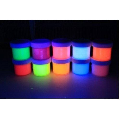 Ensemble de 10 peintures Néon Rave Glow In The Dark