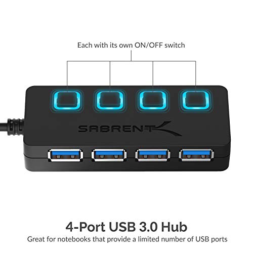 Sabrent 4 Port USB 3.0 Hub