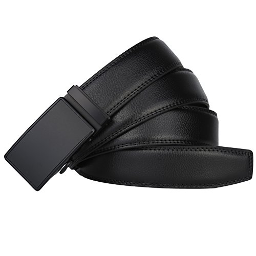 Ceinture à cliquet en cuir Dante avec boucle automatique