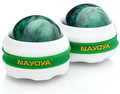 Nayoya Rouleau à boules de massage Nayoya Wellness Ensemble Deluxe 2 pièces