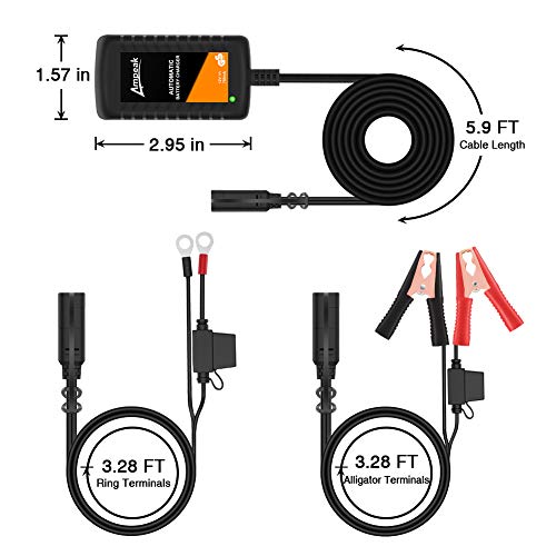 Ampeak Chargeur de Batterie Intelligent 12V 750mA