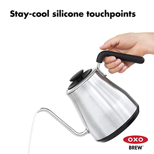 OXO Bouilloire électrique à température réglable avec bec verseur Smart Kettle