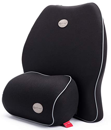 Travel Ease Car Support lombaire Coussin dorsal & ; Coussin de nuque pour l'appui-tête