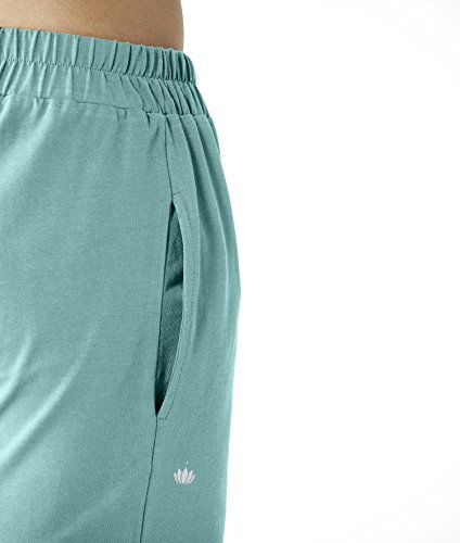 Lotuscrafts Short de Yoga pour Homme en Coton Biologique