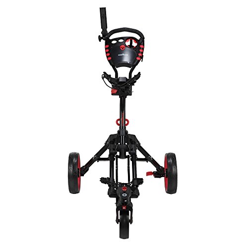 Caddymatic Golf Chariot de golf pliable à 3 roues pivotant sur 360