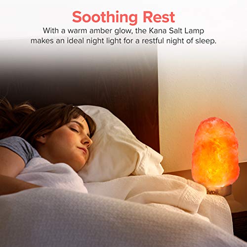 Levoit Kana Himalayan Pink Crystal Salt Rock Lamp