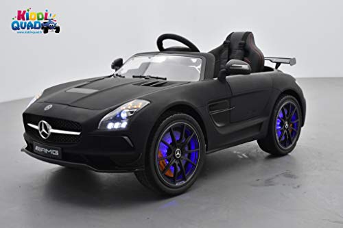 Voiture noire SLS AMG Mercedes Benz pour les enfants