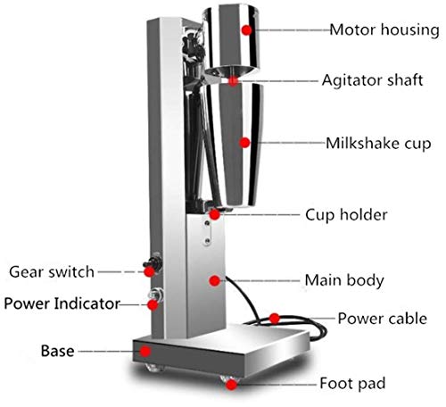 YJINGRUI Lait Shaker Électrique Machine Boissons 