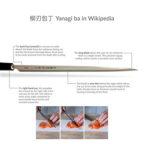 Couteau à sushi Yanagiba S-1553