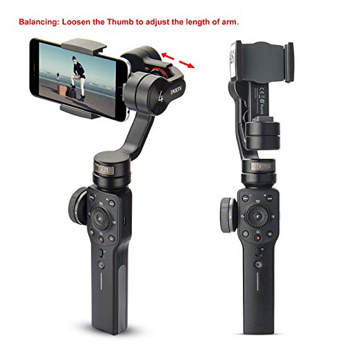 Zhiyun Smooth 4 3-Axis Stabilisateur de cardan pour Smartphone 3 axes à main