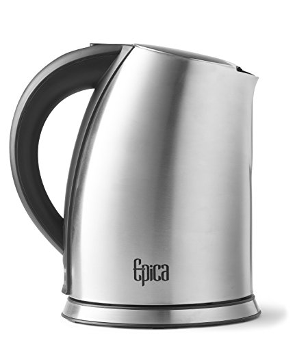 Epica Bouilloire électrique sans fil en acier inoxydable Smart Kettle