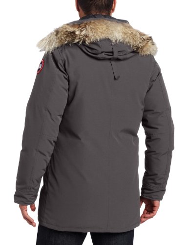 Veste en fourrure de coyote véritable Slim Fit de Chateau