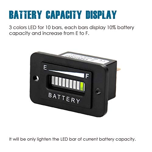 Runleader RL-BI003 Indicateur de la jauge de carburant de la batterie 48V