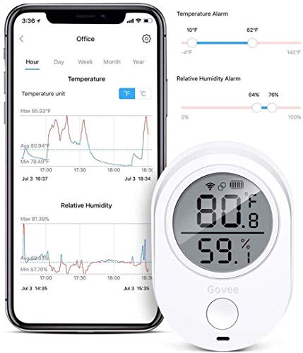 Thermomètre d'intérieur Govee WiFi Digital Hygrometer