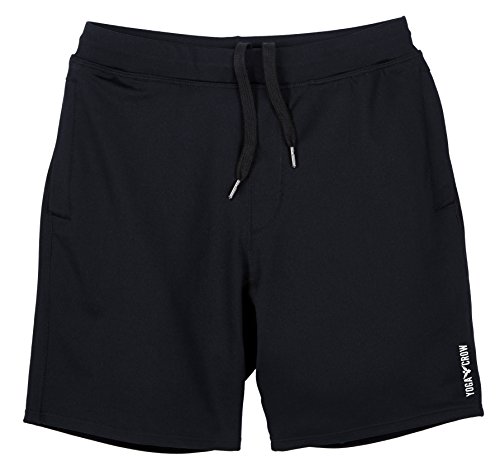 Short de yoga pour hommes Crow Swerve Swerve - Doublure intérieure résistante aux odeurs