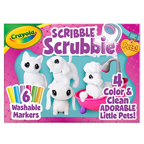 Crayola Scribble Scrubbie Pets Scrubbie Tub Animal Toy Set