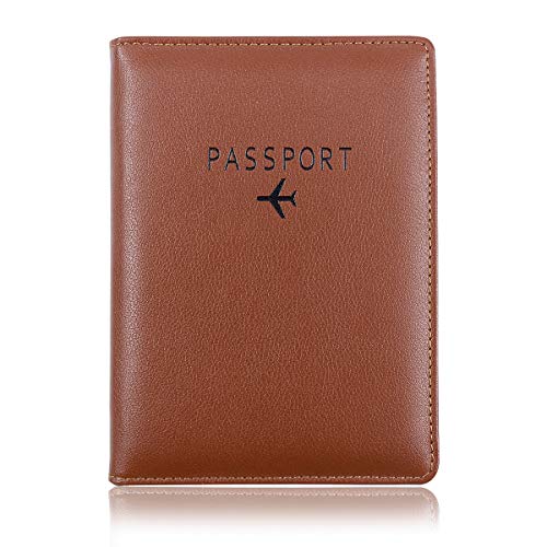 Natuce Porte Passeport en Cuir avec RFID