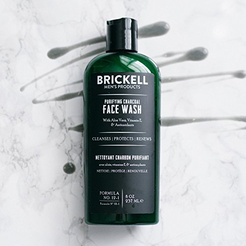 Brickell Men's Purifying Charcoal Facial Cleanser for Men (Nettoyant facial au charbon purifiant pour hommes)