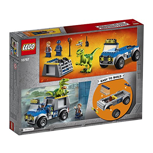 Camion de sauvetage Raptor Junior Lego Jurassic World Set