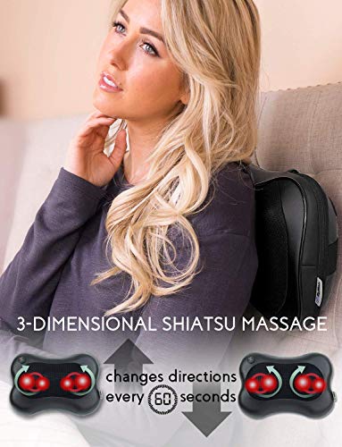 Zyllion ZMA13BK Shiatsu Fauteuil de massage du dos