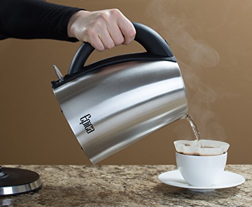 Epica Bouilloire électrique sans fil en acier inoxydable Smart Kettle