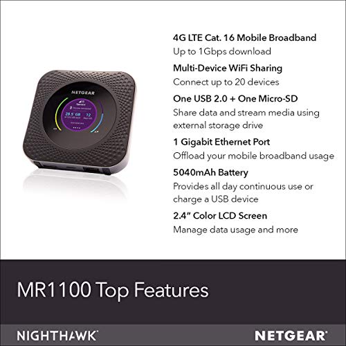 NETGEAR Nighthawk M1 Mobile Wi-Fi Hotspot