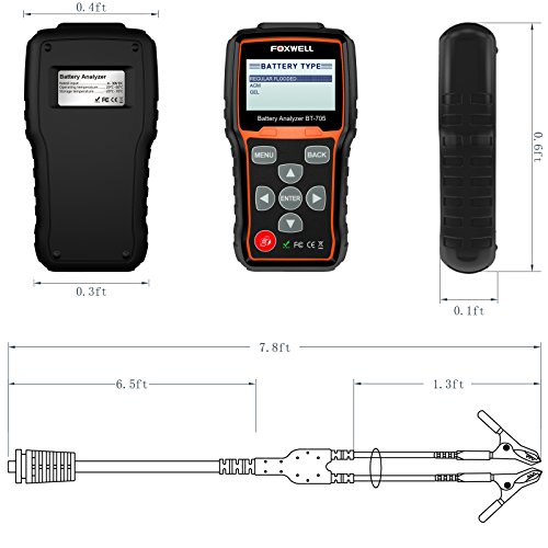 FOXWELL BT705 Testeur de batterie de voiture