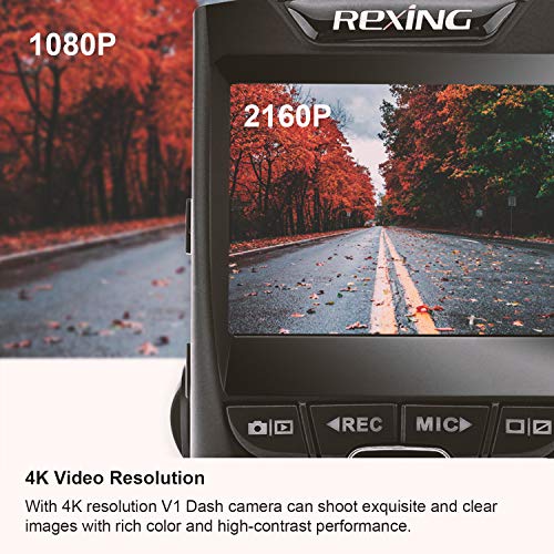 Caméra de tableau de bord Rexing V1 pour voiture