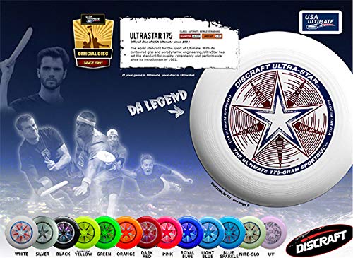 Discraft Ultra-Star 175g Ultimate Frisbee Sport Disc