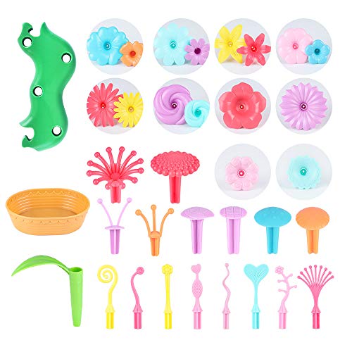 CENOVE Jouets de Construction de Jardin de Fleurs pour Filles 