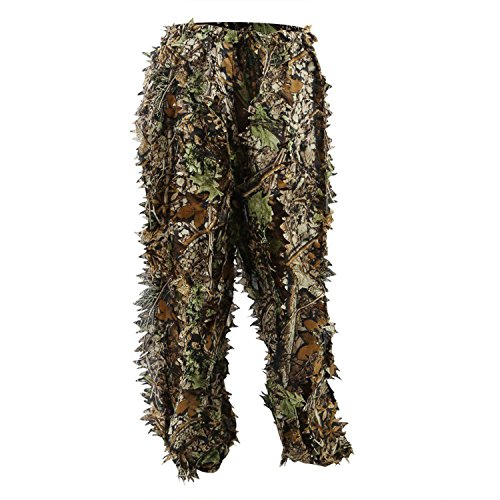 EAROOMZE Combinaison de chasse respirante Ghillie à capuchon camouflage à capuchon léger 3D Hommes