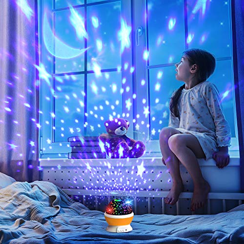 ATOPDREAM Veilleuse Étoilée pour Enfants - Cadeau & Jouet 