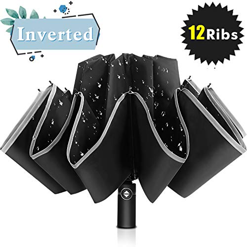 Parapluie inversé pour garde du corps