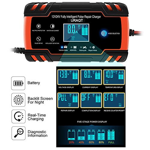 URAQT Chargeur de Batterie Intelligent