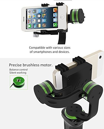 LanParte HHG-01 Cardan 3 axes motorisé pour Smartphone portable