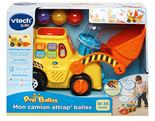 VTech Pop-a-Balls Push et Pop Bulldozer