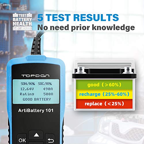 Testeur de batterie de voiture TT TOPDON