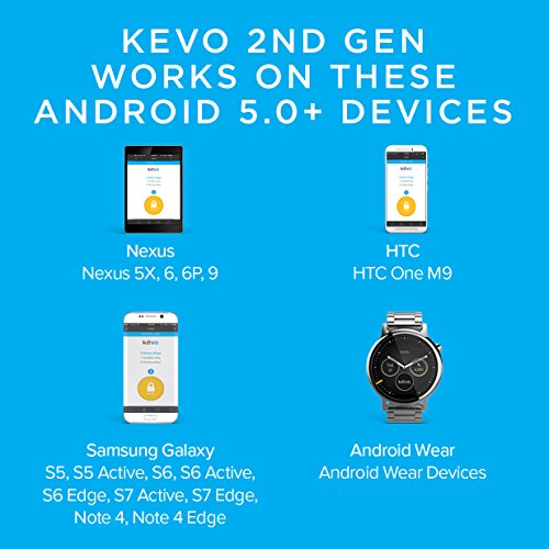 Kwikset Kevo deuxième génération Verrouillage Touch-to-Open de deuxième génération