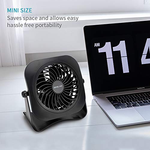 OPOLAR Mini ventilateur de bureau USB de 4 pouces