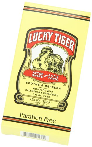 Lucky Tiger Aftershave & ; Tonique facial