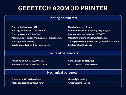 GIANTARM geeetech A20M imprimante 3D